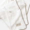 Embroidered Muslin Blanket - Little Farm