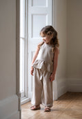 Peplum Summer Set - Stone
