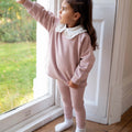 Ribbed Leggings - Dusky Pink