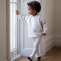 Ribbed Leggings - Stone